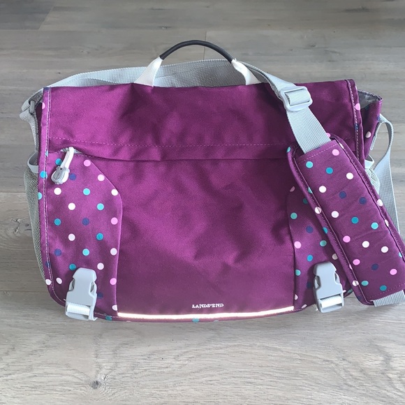 Lands’ End Messenger Computer Crossbody Bag - Picture 2 of 10